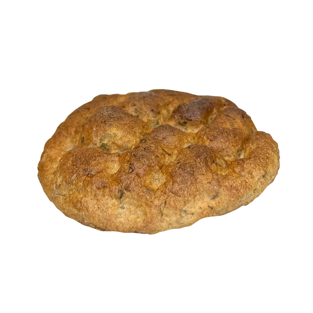 Yeşillikli Tam Buğday Ekmeği